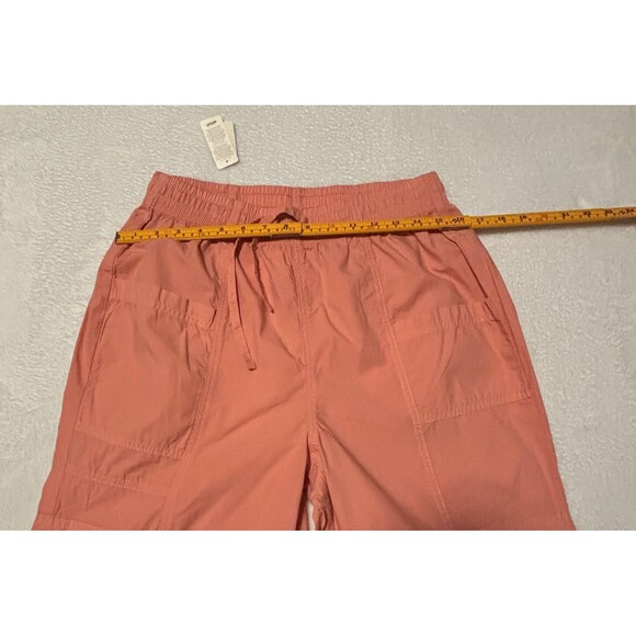 Aerie Wide Leg Cargo 100% Cotton Women’s Pants Sz SP Peach NWT - Picture 3 of 6